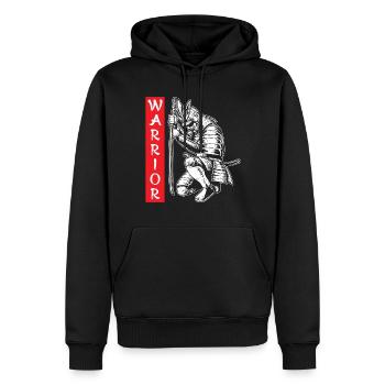 Samurai Katana Schwert Japan Asiatischer Krieger N - Männer Premium Bio Hoodie - Schwarz - Vorne - Nico (187cm)