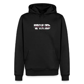 Taekwondo - Sweat à capuche Premium bio Homme - noir - Devant - Nico (187cm)