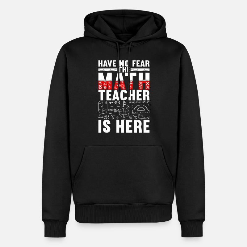 Professeur de mathématiques - Sweat à capuche Premium bio Homme - noir