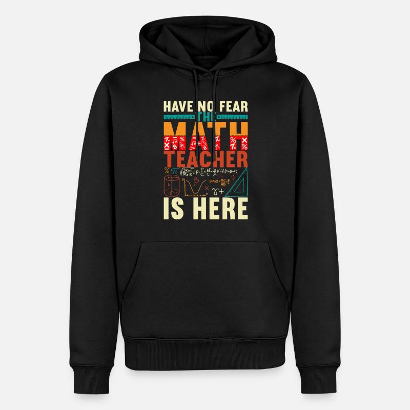 Professeur de mathématiques - Sweat à capuche Premium bio Homme - noir