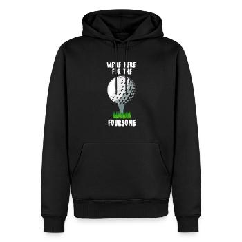 Golf Golfen lustiges Golfspieler - Männer Premium Bio Hoodie - Schwarz - Vorne - Nico (187cm)