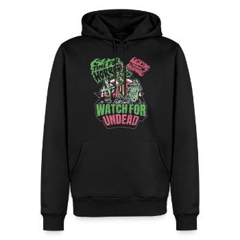 Untoter Halloween-Party-Zombie-Halloween-Kostüm-Al - Männer Premium Bio Hoodie - Schwarz - Vorne - Nico (187cm)