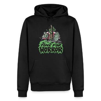 Horror Untoter Halloween-Party-Zombie-Halloween-Al - Männer Premium Bio Hoodie - Schwarz - Vorne - Nico (187cm)
