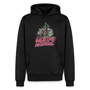 Nightmare Undead Halloween Party Zombie-Halloween- - Männer Premium Bio Hoodie - Schwarz - Vorne - Nico (187cm)