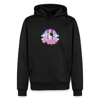 Hip Hop Rap Musik Rapper Hiphop Geschenk - Männer Premium Bio Hoodie - Schwarz - Vorne - Nico (187cm)