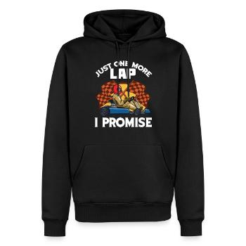 Go Kart Racing Therapy Lap Race Speed Racetrac - Men’s Premium Organic Hoodie - black - Front - Nico (187cm)