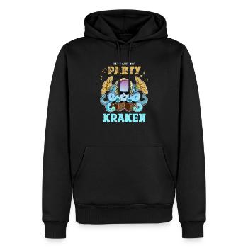 Let's Get This Party Kraken Electrified Melodious - Männer Premium Bio Hoodie - Schwarz - Vorne - Nico (187cm)