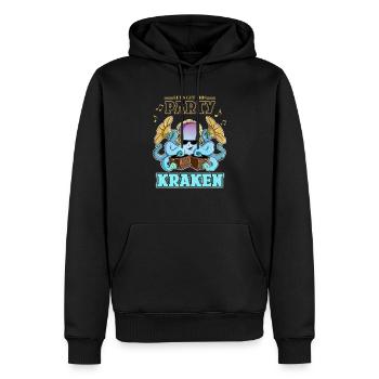 Let's Get This Party Kraken Maestro Melodious - Männer Premium Bio Hoodie - Schwarz - Vorne - Nico (187cm)