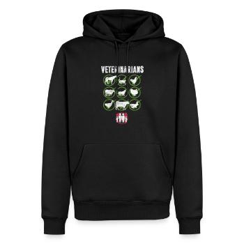 Vétérinaire vétérinaire Cadeau vétérinaire - Sweat à capuche Premium bio Homme - noir - Devant - Nico (187cm)