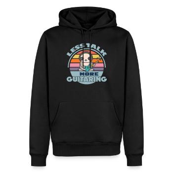 Gitarrist Rockgitarre Gitarrist Musiker Gitarrist - Männer Premium Bio Hoodie - Schwarz - Vorne - Nico (187cm)