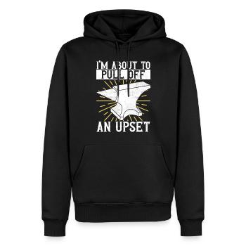 Blacksmith Forging Anvil - Men’s Premium Organic Hoodie - black - Front - Nico (187cm)