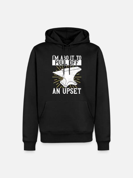 Blacksmith Forging Anvil - Men’s Premium Organic Hoodie - black