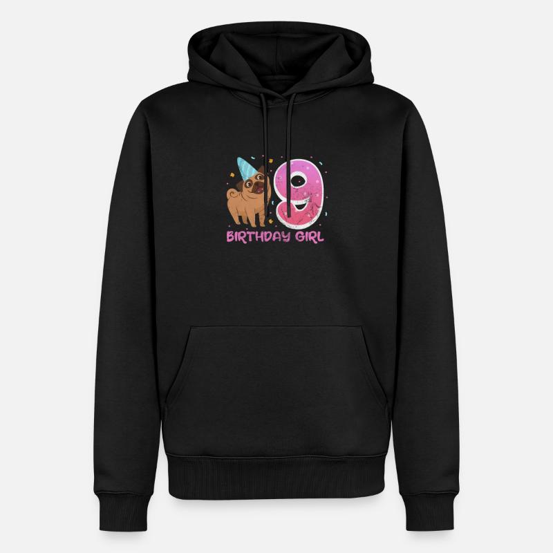 Carlin 9e anniversaire - Sweat à capuche Premium bio Homme - noir