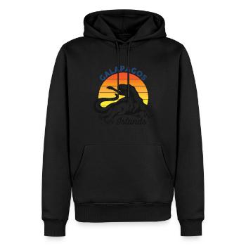 Eidechse Galapagosinseln Nationalpark Ecuador Ozea - Männer Premium Bio Hoodie - Schwarz - Vorne - Nico (187cm)