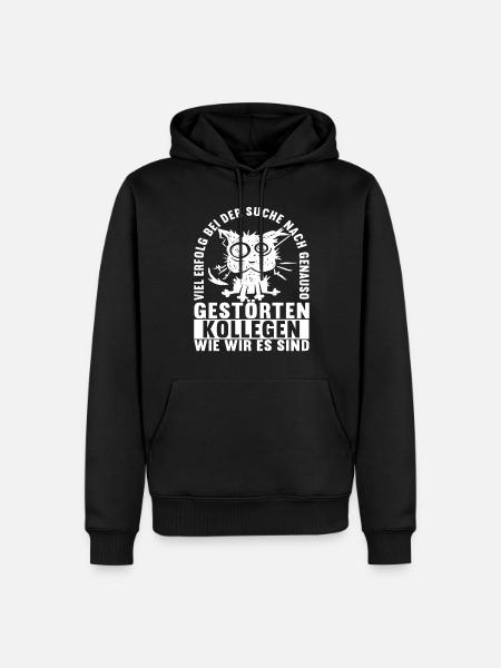 Abschiedsgeschenk Kollege Jobwechsel - Männer Premium Bio Hoodie - Schwarz