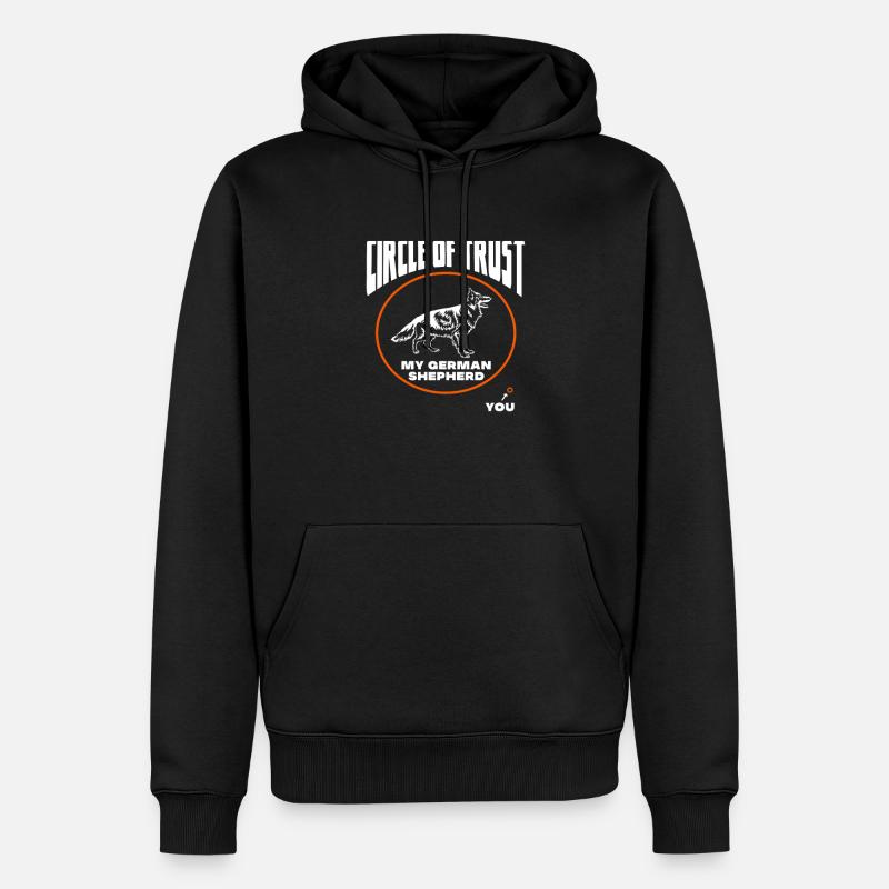 Deutscher Schäferhund - Männer Premium Bio Hoodie - Schwarz