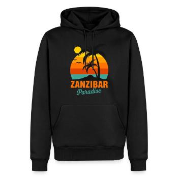 Zanzibar Palm Beach Tansania Paradies Surfen Afrik - Männer Premium Bio Hoodie - Schwarz - Vorne - Nico (187cm)
