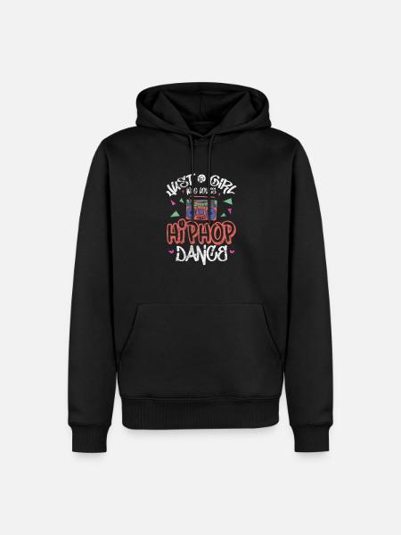 Hip Hop - Men’s Premium Organic Hoodie - black