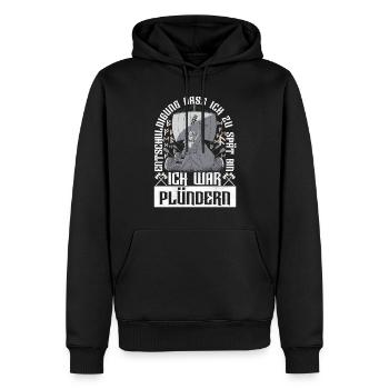 Wikinger Nordische Mythologie - Männer Premium Bio Hoodie - Schwarz - Vorne - Nico (187cm)