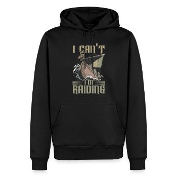 Wikinger Nordische Mythologie - Männer Premium Bio Hoodie - Schwarz - Vorne - Nico (187cm)