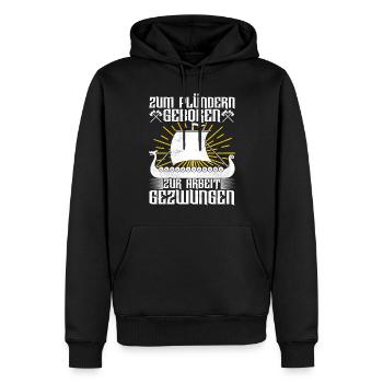 Wikinger Nordische Mythologie - Männer Premium Bio Hoodie - Schwarz - Vorne - Nico (187cm)