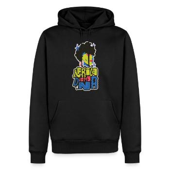 Mois de l’histoire des Noirs de l’ADN en Afrique Mélanine Shva - Sweat à capuche Premium bio Homme - noir - Devant - Nico (187cm)