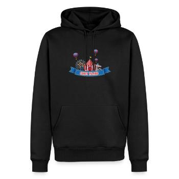 Brooklyn Zirkus Coney Island Fun Park New York Cit - Männer Premium Bio Hoodie - Schwarz - Vorne - Nico (187cm)