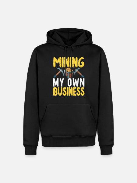 Gold Diggers Gold Mining - Men’s Premium Organic Hoodie - black