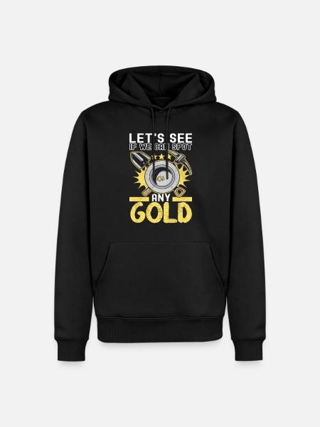 Gold Diggers Gold Mining - Men’s Premium Organic Hoodie - black