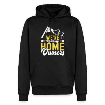 Homeowners Home Purchase - Men’s Premium Organic Hoodie - black - Front - Nico (187cm)