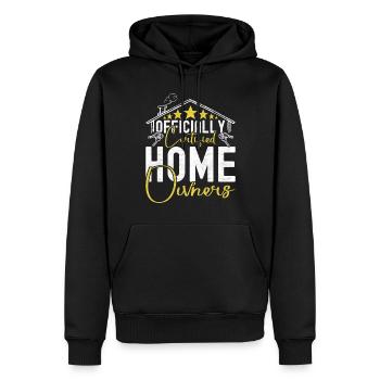 Homeowners Home Purchase - Men’s Premium Organic Hoodie - black - Front - Nico (187cm)