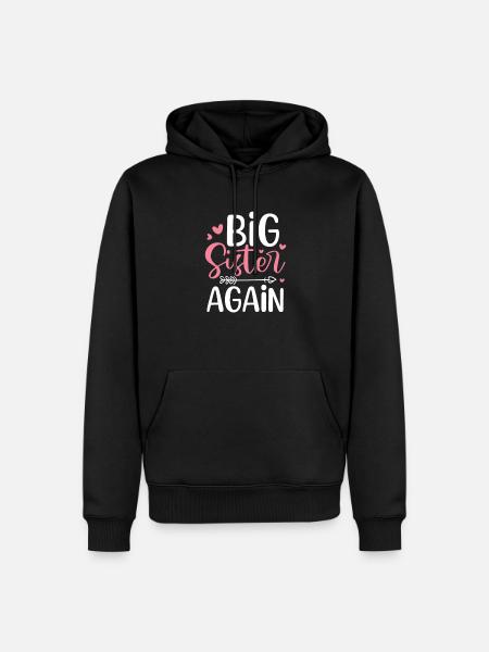 Older sister - Men’s Premium Organic Hoodie - black