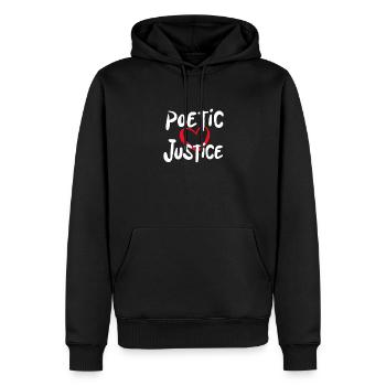 Hip Hop Rap Musique Rappeur Hiphop Cadeau - Sweat à capuche Premium bio Homme - noir - Devant - Nico (187cm)