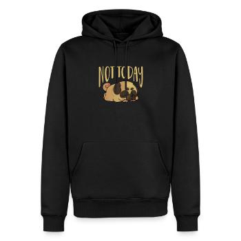 Carlin Chien Chien Ami Pet Pug Pug Pug Cadeau - Sweat à capuche Premium bio Homme - noir - Devant - Nico (187cm)