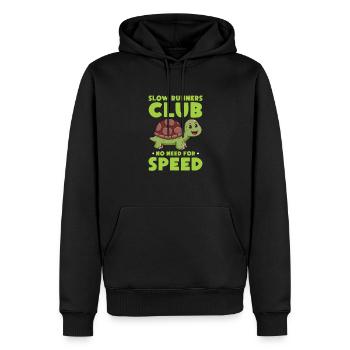 Schildkröte Turtle Meer Meeresbewohner Geschenk - Männer Premium Bio Hoodie - Schwarz - Vorne - Nico (187cm)