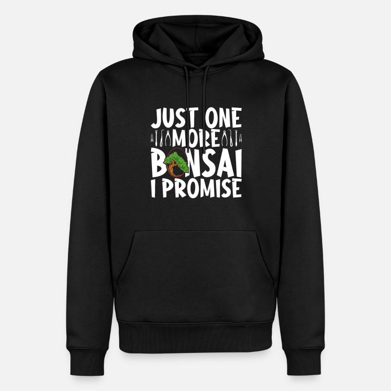 Bonsaï Bonsaï - Sweat à capuche Premium bio Homme - noir