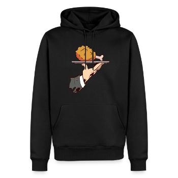 Fried Chicken Fast Food - Männer Premium Bio Hoodie - Schwarz - Vorne - Nico (187cm)