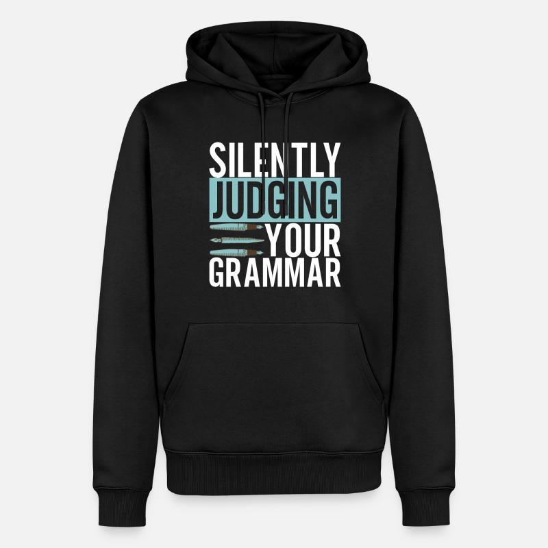 Professeur d’anglais Englisch Lehrer - Sweat à capuche Premium bio Homme - noir