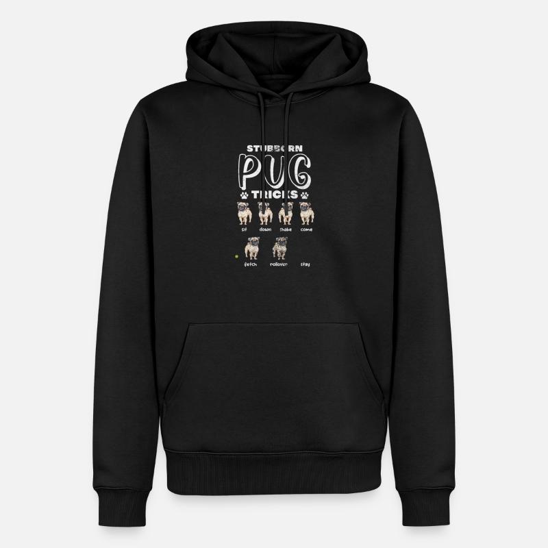 Carlin - Sweat à capuche Premium bio Homme - noir