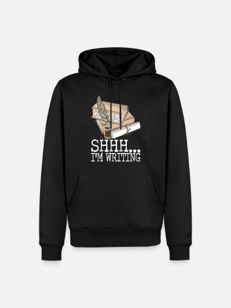 Author Schreiber - Men’s Premium Organic Hoodie - black