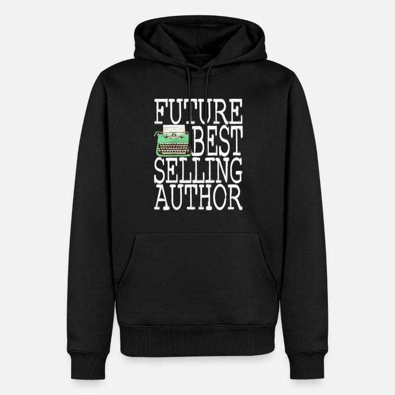 Auteur Schreiber - Sweat à capuche Premium bio Homme - noir