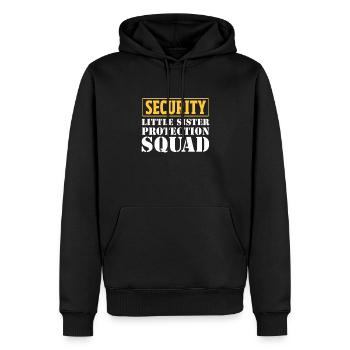 Soeur - Sweat à capuche Premium bio Homme - noir - Devant - Nico (187cm)