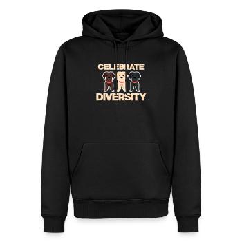 Golden Retriever - Männer Premium Bio Hoodie - Schwarz - Vorne - Nico (187cm)