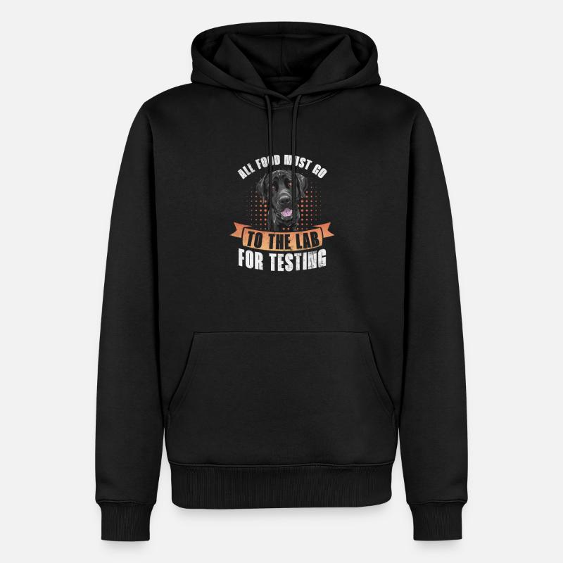 Labrador - Sweat à capuche Premium bio Homme - noir