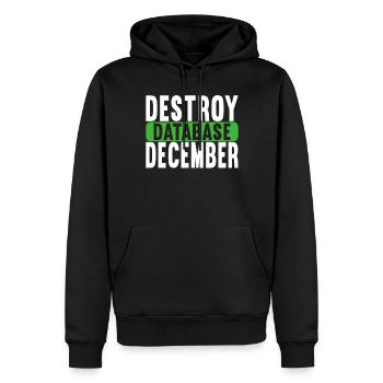 Programmer Computer Scientist - Men’s Premium Organic Hoodie - black - Front - Nico (187cm)