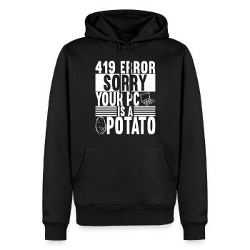 Programmer Computer Scientist - Men’s Premium Organic Hoodie - black - Front - Nico (187cm)
