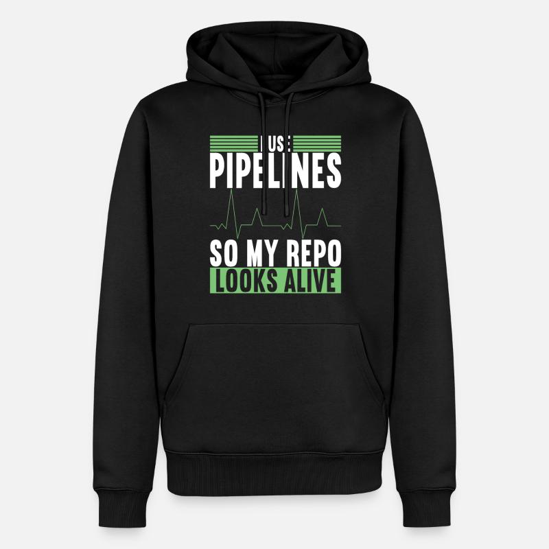 Programmierer Informatiker - Männer Premium Bio Hoodie - Schwarz