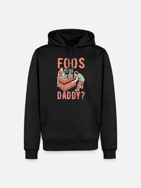 Foosball table football - Men’s Premium Organic Hoodie - black