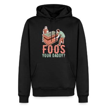 Tischfussball Tischkicker - Männer Premium Bio Hoodie - Schwarz - Vorne - Nico (187cm)