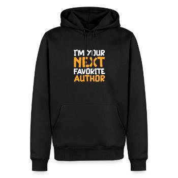 Auteur - Sweat à capuche Premium bio Homme - noir - Devant - Nico (187cm)
